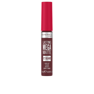 Marca: RIMMEL LONDON. Imagen: 185287.jpg. RIMMEL LONDON. LASTING MEGA MATTE liquid lip colour #810-plum this show 7,4 ml