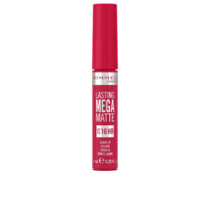 Marca: RIMMEL LONDON. Imagen: 185293.jpg. RIMMEL LONDON. LASTING MEGA MATTE liquid lip colour #910-fuchsia flush 7,4 ml