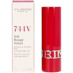 Marca: CLARINS. Imagen: 188261.jpg. CLARINS. JOLI ROUGE VELVET #744V-soft plum 3.5 gr