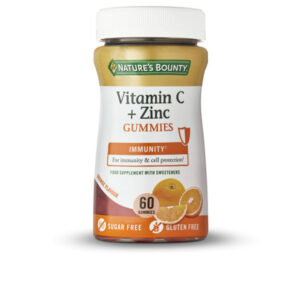 Marca: NATURE'S BOUNTY. Imagen: 189088.jpg. NATURE'S BOUNTY. VITAMINA C + ZINC 60 gummies