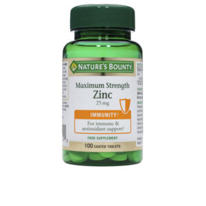 Marca: NATURE'S BOUNTY. Imagen: 189091.jpg. NATURE'S BOUNTY. ZINC 25 mg comprimidos recubiertos 100 u