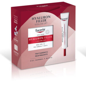 Marca: EUCERIN. Imagen: 189580.jpg. EUCERIN. HYALURON FILLER + VOLUME-LIFT DÍA PIEL NORMAL MIXTA LOTE 2 pz