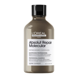 Marca: L'ORÉAL PROFESSIONNEL PARIS. Imagen: 190151.jpg. L'ORÉAL PROFESSIONNEL PARIS. ABSOLUT REPAIR MOLECULAR champú profesional sin sulfatos para cabello dañado 300 ml