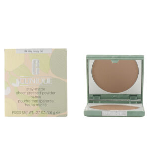 Marca: CLINIQUE. Imagen: 19152.jpg. CLINIQUE. STAY MATTE SHEER powder #04-stay honey 7,6 gr