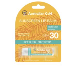 Marca: AUSTRALIAN GOLD. Imagen: 192369.jpg. LIP BALM SPF30 #coconut oil 4,2 gr