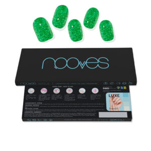 Marca: NOOVES. Imagen: 193417.jpg. NOOVES. LÁMINAS DE UÑAS DE GEL jade glitter glam #glitter verde 20 u