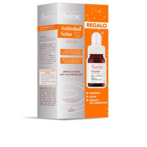 Marca: AVÈNE. Imagen: 194023.jpg. SOLAIRE ANTIEDAD CON COLOR SPF50+ ESTUCHE 2 pz