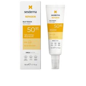 Marca: SESDERMA. Imagen: 194548.jpg. REPASKIN FACIAL SPF50 toque seda 50 ml