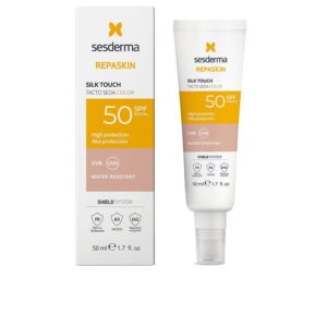 Marca: SESDERMA. Imagen: 194549.jpg. REPASKIN FACIAL tacto seda con color SPF50 50 ml