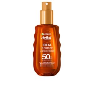 Marca: GARNIER. Imagen: 194631.jpg. DELIAL IDEAL BRONZE aceite protector SPF50 150 ml