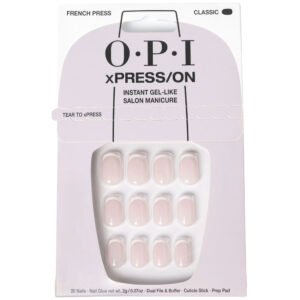 Marca: OPI. Imagen: 195076.jpg. OPI xPRESS/ON Uñas Artificiales Nail Art #Manicura Francesa 30 u