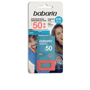 Marca: BABARIA. Imagen: 195448.jpg. SOLAR STICK FACIAL AZUL SPF50 20 gr