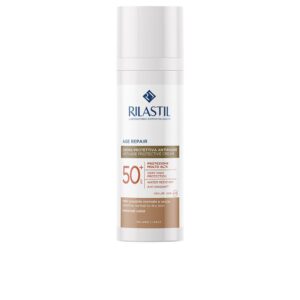 Marca: RILASTIL. Imagen: 196903.jpg. SUN SYSTEM AGE REPAIR COLOR fotoprotector antiedad con color SPF50+ 50 ml