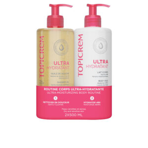 Marca: TOPICREM. Imagen: 197101.jpg. TOPICREM. UH LECHE ULTRA HIDRATANTE 500 ML + ACEITE DE DUCHA 500 ML PACK 2 pz