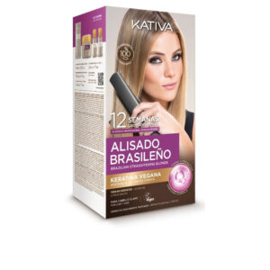 Marca: KATIVA. Imagen: 197592.jpg. KATIVA PROFESIONAL ALISADO BRASILENO PRO BLONDE ESTUCHE 6 pz
