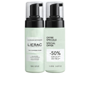 Marca: LIERAC. Imagen: 197642.jpg. LIERAC. DESMAQUILLANTE espuma limpiadora pack 2 x 150 ml