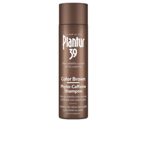 Marca: PLANTUR 39. Imagen: 200191.jpg. PLANTUR 39. PHYTO-CAFFEINE COLOR BROWN champú anticaída para cabello castaño 250 ml