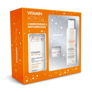 Marca: AVÈNE. Imagen: 200262.jpg. AVÈNE. VITAMIN ACTIV CG SÉRUM + MICELAR + CREMA ESTUCHE 3 pz