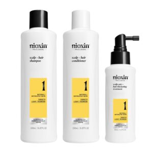 Marca: NIOXIN. Imagen: 200499.jpg. NIOXIN. SISTEMA 1  Kit - Tratamiento para Cabello Natural con Debilitamiento Leve 3 u