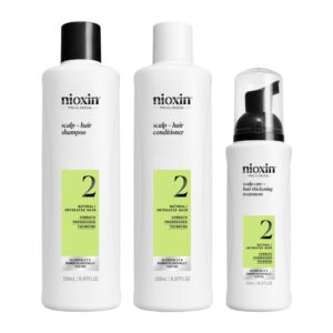 Marca: NIOXIN. Imagen: 200502.jpg. NIOXIN. SISTEMA 2 - Kit - Tratamiento para Cabello Natural con Debilitamiento Avanzado 3 u