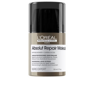 Marca: L'ORÉAL PROFESSIONNEL PARIS. Imagen: 200994.jpg. L'ORÉAL PROFESSIONNEL PARIS. ABSOLUT REPAIR MOLECULAR mascarilla profesional reparadora sin aclarado para cabello dañado 50 ml