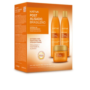 Marca: KATIVA. Imagen: 201647.jpg. KATIVA PROFESIONAL POST ALISADO BRASILEÑO LOTE 3 pz