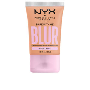Marca: NYX PROFESSIONAL MAKE UP. Imagen: 201729.jpg. NYX PROFESSIONAL MAKE UP. BARE WITH ME BLUR #06-soft beige 30 ml