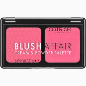 Marca: CATRICE. Imagen: 202502.jpg. CATRICE. BLUSH AFFAIR paleta de coloretes en polvo y crema #020-Pleasing Pink 6 gr