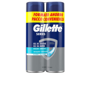 Marca: GILLETTE. Imagen: 205103.jpg. GILLETTE SERIES gel de afeitar piel sensible 2 x 200 ml