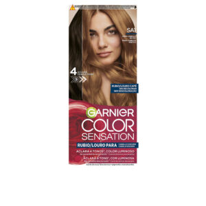 Marca: GARNIER. Imagen: 205260.jpg. GARNIER. COLOR SENSATION tinte rubio luminoso sin decoloración para cabello oscuro #Louro Café 5 u