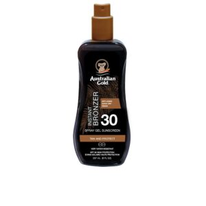 Marca: AUSTRALIAN GOLD. Imagen: 208106.jpg. SUNSCREEN SPF30 spray gel with instant bronzer 237 ml