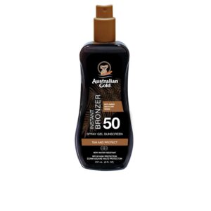 Marca: AUSTRALIAN GOLD. Imagen: 208109.jpg. SUNSCREEN SPF50 spray gel with instant bronzer 237 ml