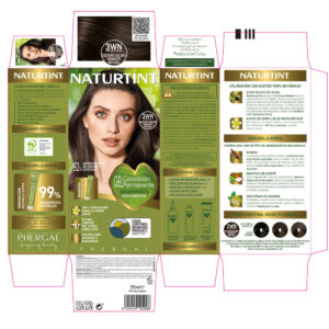 Marca: NATURTINT. Imagen: 208578.jpg. NATURTINT tinte sin amoniaco #3Wn-Castaño Oscuro Radiante Natural 170 ml