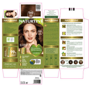 Marca: NATURTINT. Imagen: 208579.jpg. NATURTINT tinte sin amoniaco #5Wb-Marrón Cobrizo Radiante 170 ml