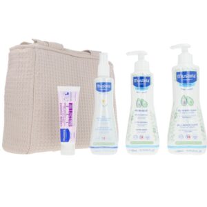Marca: MUSTELA. Imagen: 209668.jpg. MUSTELA. BOLSA CARRITO BEIGE ESTUCHE 5 pz