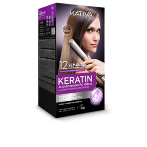 Marca: KATIVA. Imagen: 210312.jpg. KATIVA. KERATIN EXPRESS ALISADO BRASILEÑO LOTE 3 pz