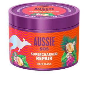 Marca: AUSSIE. Imagen: 210680.jpg. AUSSIE SOS SUPERCHARGED REPAIR hair mask 500 ml