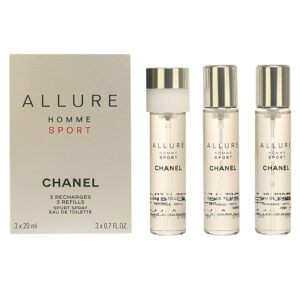 Marca: CHANEL. Imagen: 26395.jpg. CHANEL. ALLURE HOMME SPORT eau de toilette vaporizador refills 3 x 20 ml