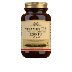 Marca: SOLGAR. Imagen: 50002173.jpg. SOLGAR. Vitamina D3 2200 Ui 55 Mcg 100 Vcaps