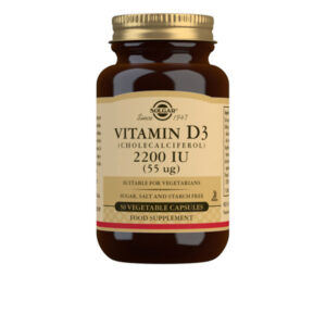 Marca: SOLGAR. Imagen: 50002431.jpg. SOLGAR. Vitamina D3 2200 Ui 55 Mcg 50 Vcaps