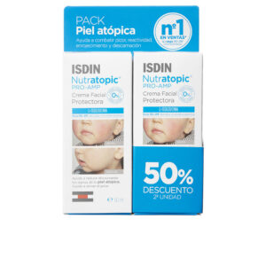 Marca: ISDIN. Imagen: 50009353.jpg. ISDIN. NUTRATOPIC PRO-AMP crema facial duo 2 x 50 ml
