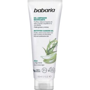 Marca: BABARIA. Imagen: 50044209.jpg. BABARIA. ALOE VERA gel limpiador facial matificante 150 ml