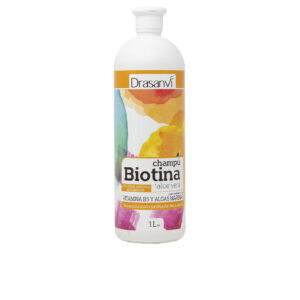 Marca: DRASANVI. Imagen: 50118260.jpg. DRASANVI. BIOTINA Y ALOE VERA champú cabello seco y apagado 1000 ml