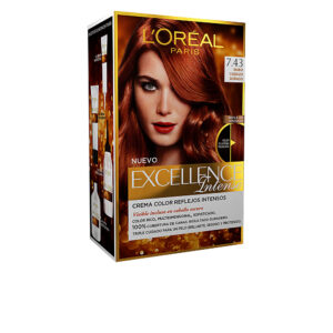 Marca: L'ORÉAL PARIS. Imagen: 62052.jpg. L'ORÉAL PARIS. EXCELLENCE INTENSE tinte #7,43 rubio cobrizo dorado 1 u