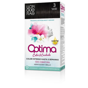 Marca: LLONGUERAS. Imagen: 62217.jpg. LLONGUERAS. OPTIMA hair colour #3-dark brown 1 u
