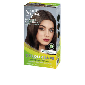 Marca: NATUR VITAL. Imagen: 79572.jpg. NATUR VITAL. COLOURSAFE tinte permanente #4-castaño