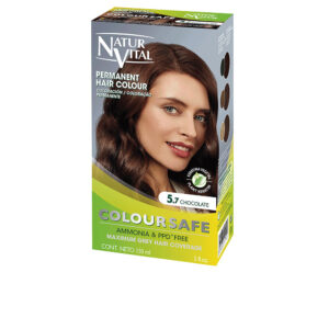 Marca: NATUR VITAL. Imagen: 79575.jpg. NATUR VITAL. COLOURSAFE tinte permanente #5.7-chocolate