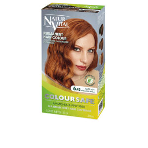 Marca: NATUR VITAL. Imagen: 79576.jpg. NATUR VITAL. COLOURSAFE tinte permanente #6.43-avellana