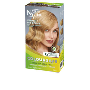 Marca: NATUR VITAL. Imagen: 79578.jpg. NATUR VITAL. COLOURSAFE tinte permanente #7.3-rubio dorado