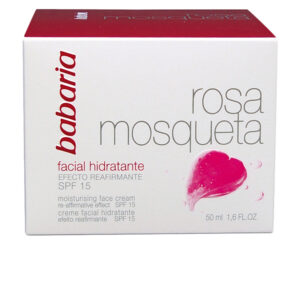 Marca: BABARIA. Imagen: 88062.jpg. BABARIA. ROSA MOSQUETA HIDRATANTE 24H crema facial SPF15 50 ml